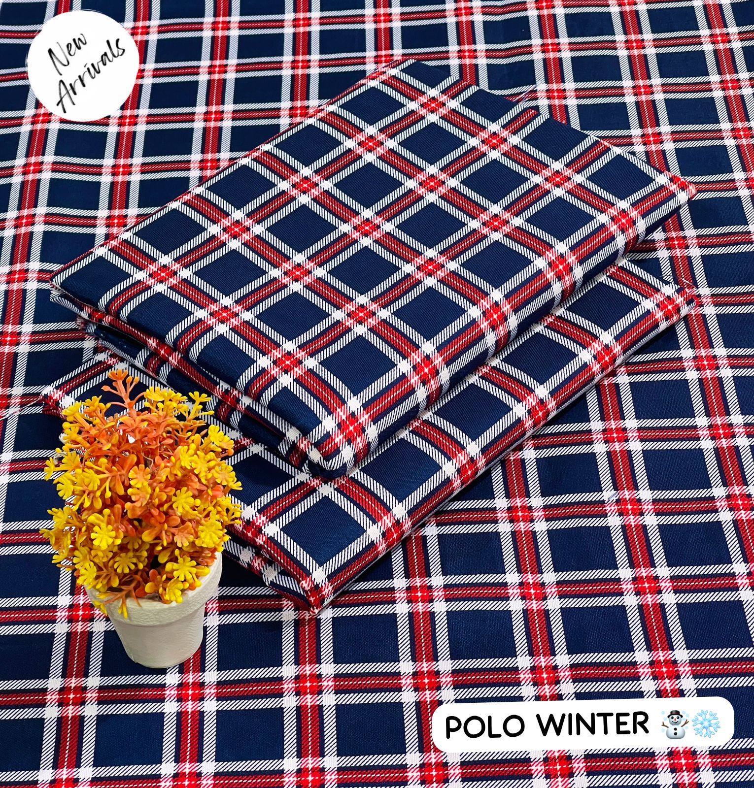 Floral Print 2-Piece Set - Polo Winter | Digital Printed Shirt & Trouser
