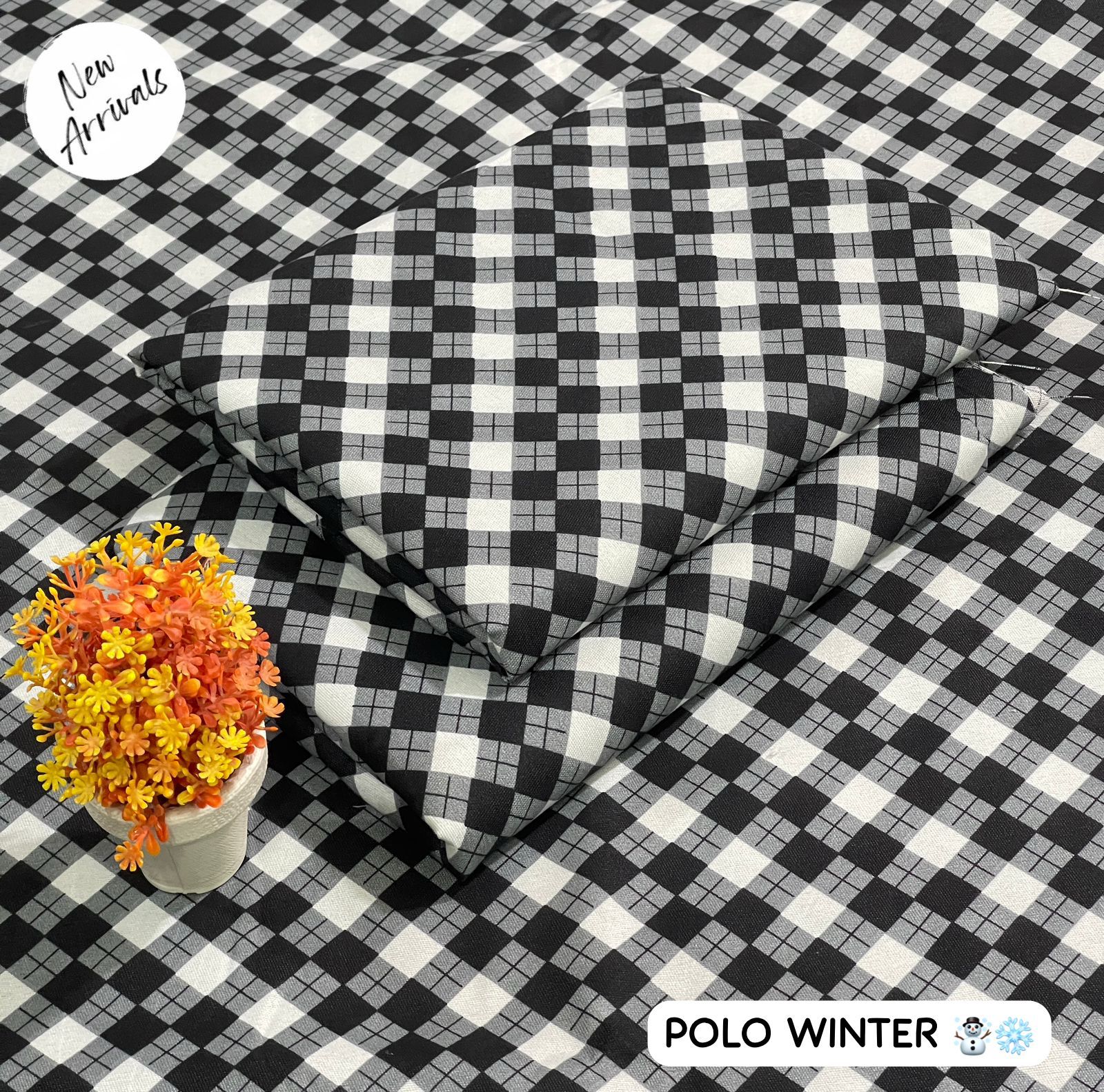 Floral Print 2-Piece Set - Polo Winter | Digital Printed Shirt & Trouser