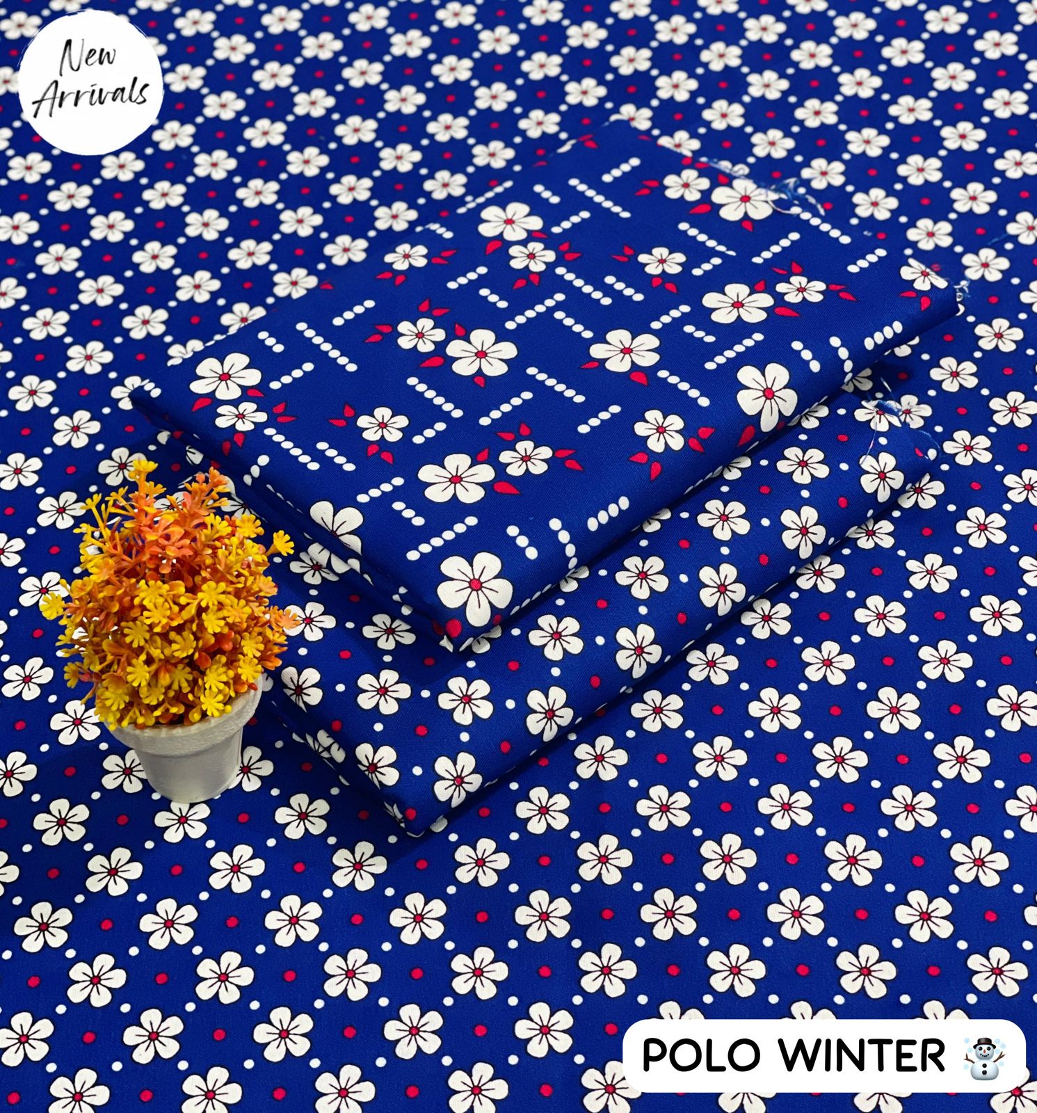 Floral Print 2-Piece Set - Polo Winter | Digital Printed Shirt & Trouser