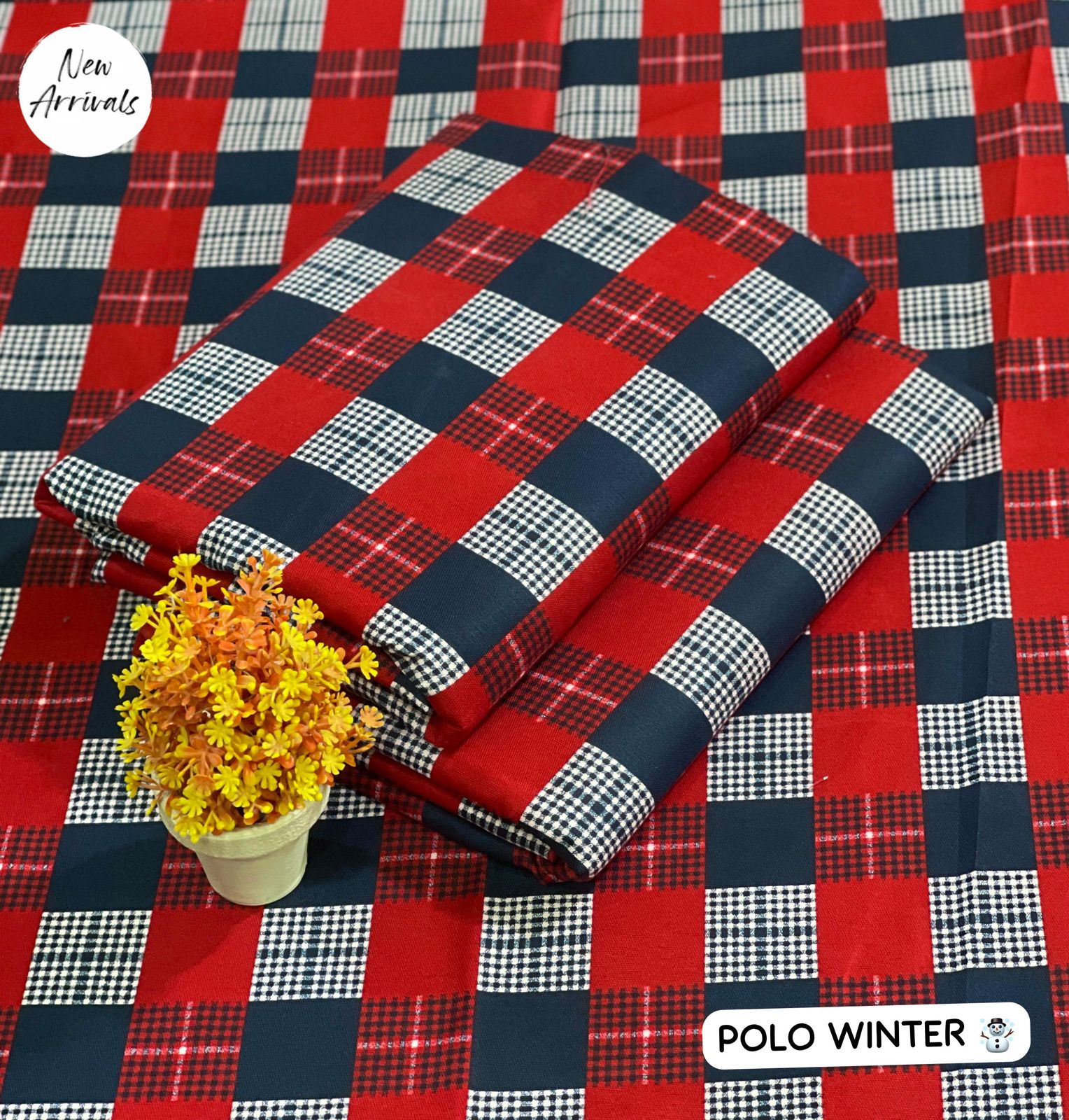 Floral Print 2-Piece Set - Polo Winter | Digital Printed Shirt & Trouser