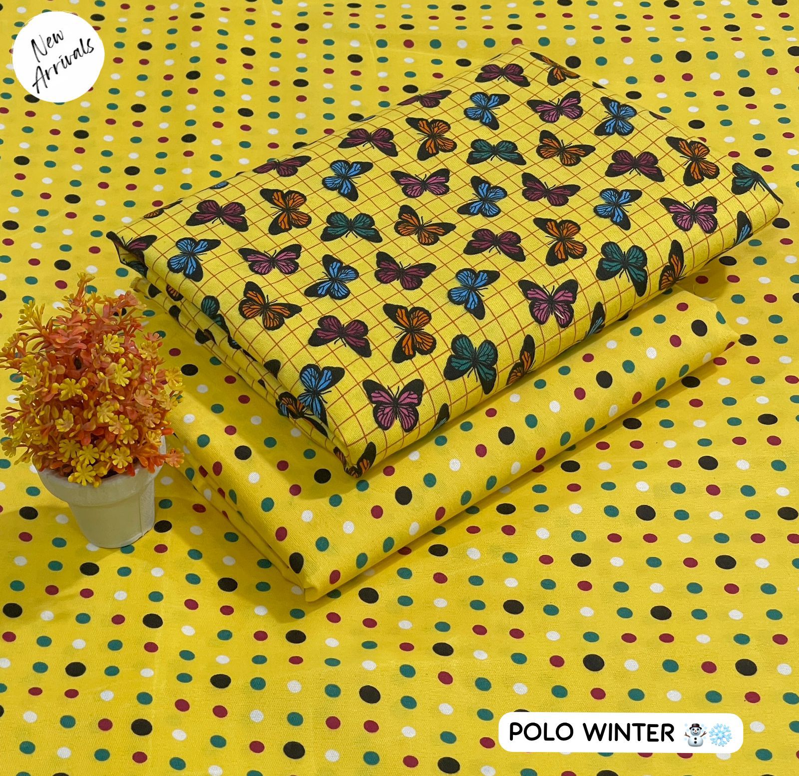 Floral Print 2-Piece Set - Polo Winter | Digital Printed Shirt & Trouser