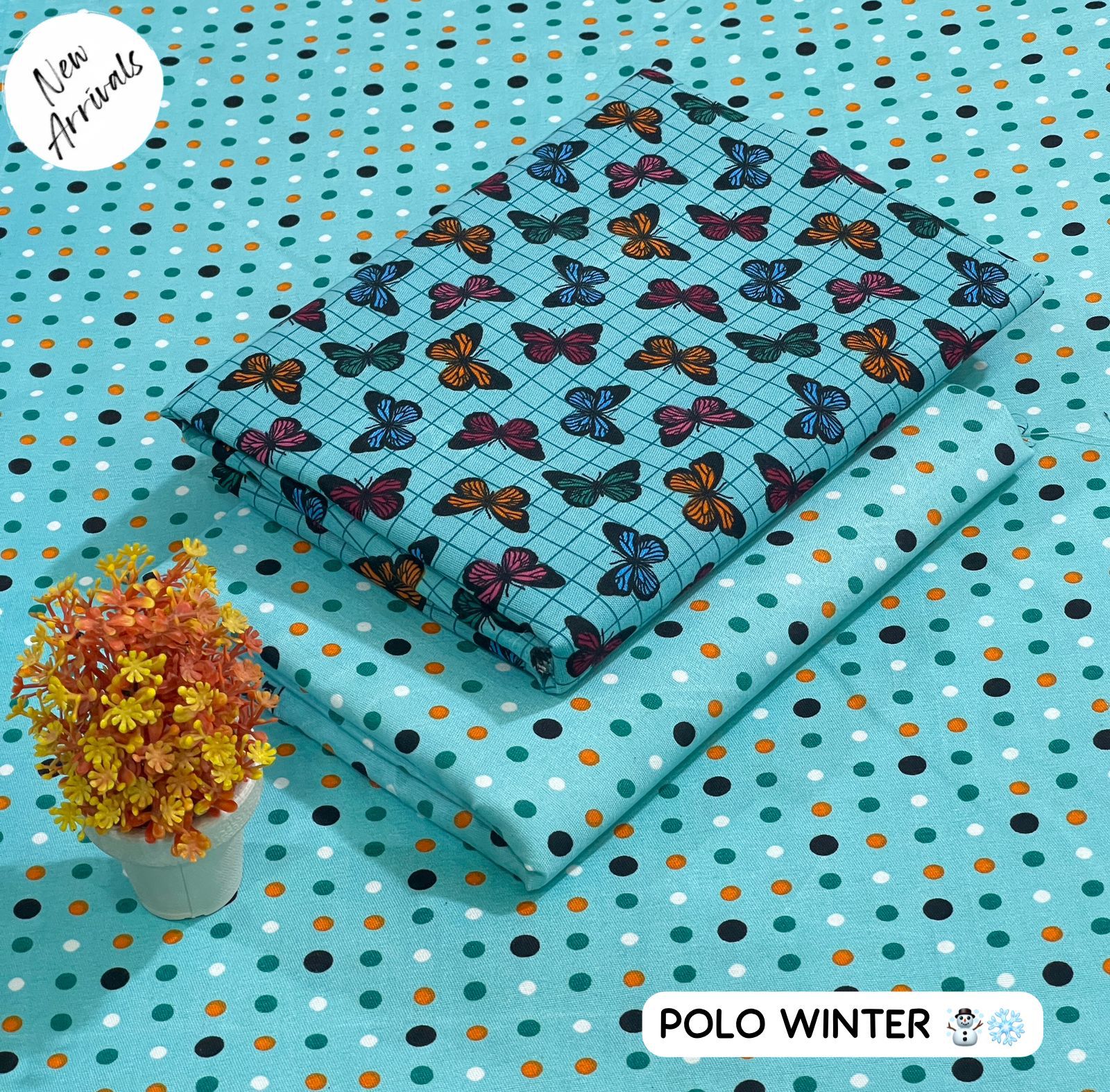 Floral Print 2-Piece Set - Polo Winter | Digital Printed Shirt & Trouser
