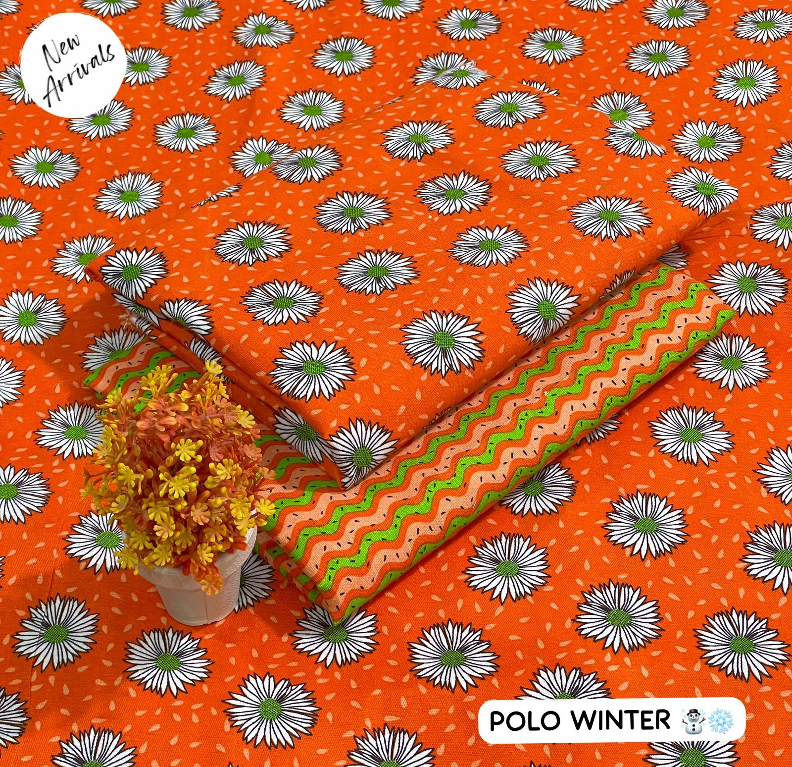 Floral Print 2-Piece Set - Polo Winter | Digital Printed Shirt & Trouser