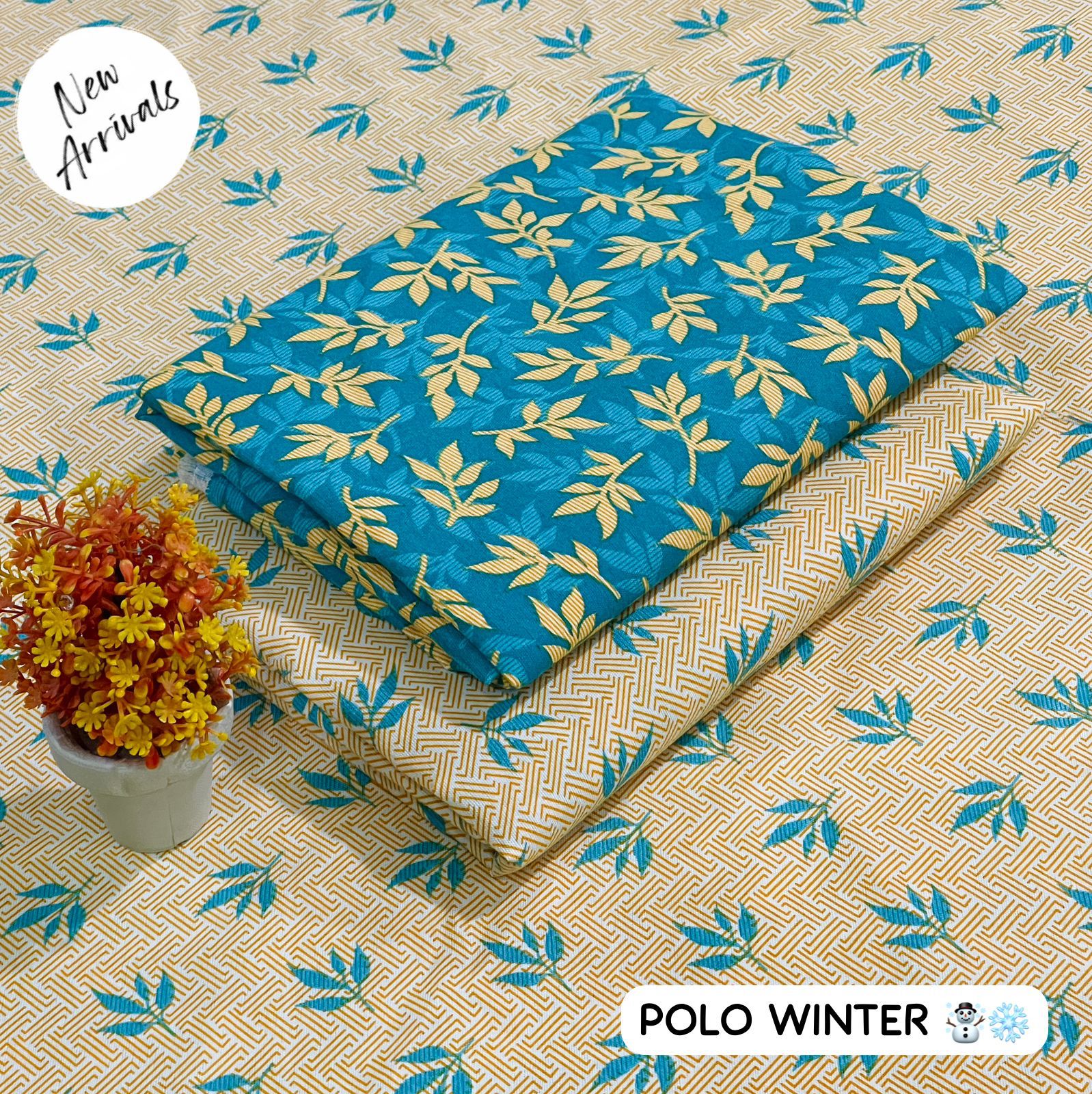Floral Print 2-Piece Set - Polo Winter | Digital Printed Shirt & Trouser