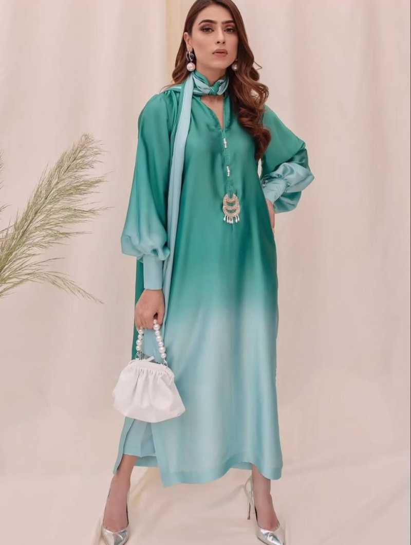 Premium Shamooz Silk Printed Unstitched 3PC Suit | Luxury Festive Wear (SHA)